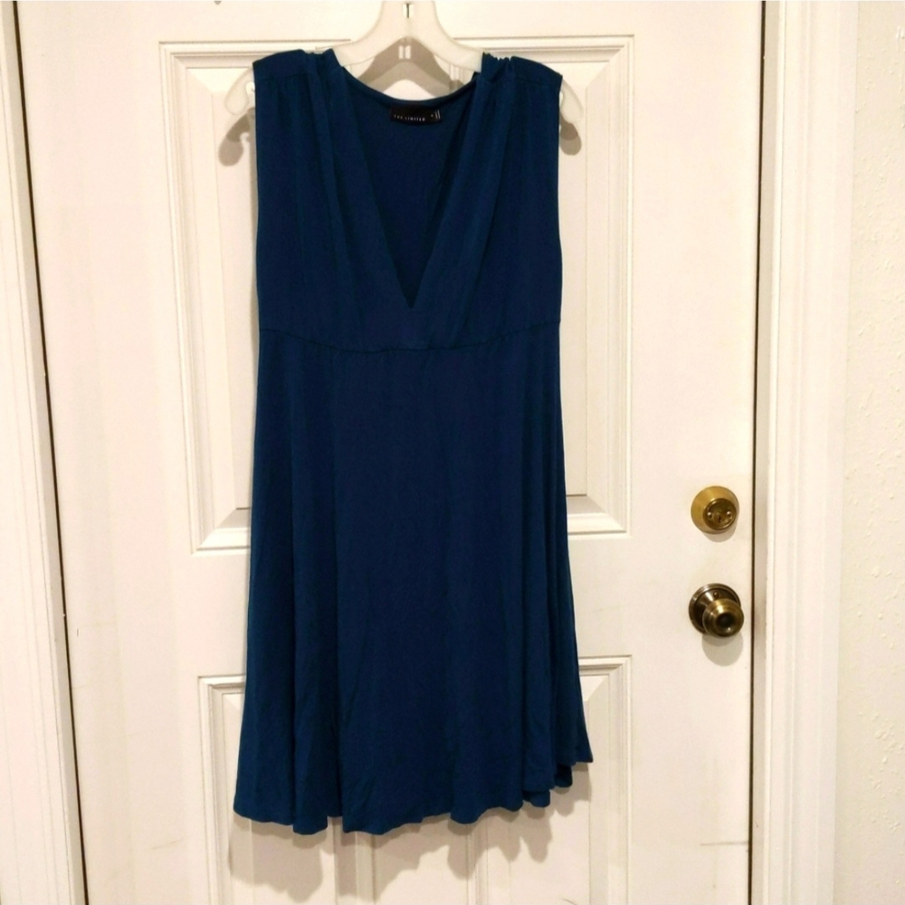 The Limited Royal Blue Sleeveless Mini Dress